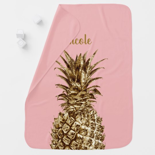 pineapple baby blanket