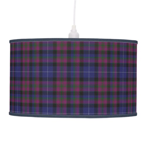 Stylish Pride of Scotland Tartan Plaid Pendant Lamp