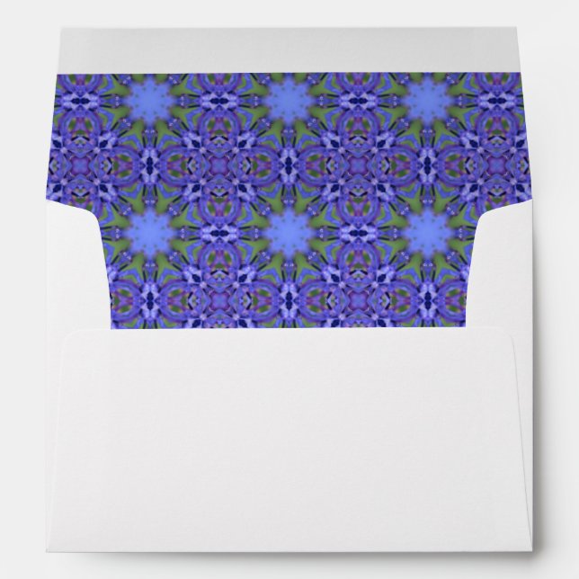 Stylish print inside elegant custom back flap  envelope (Back (Bottom))