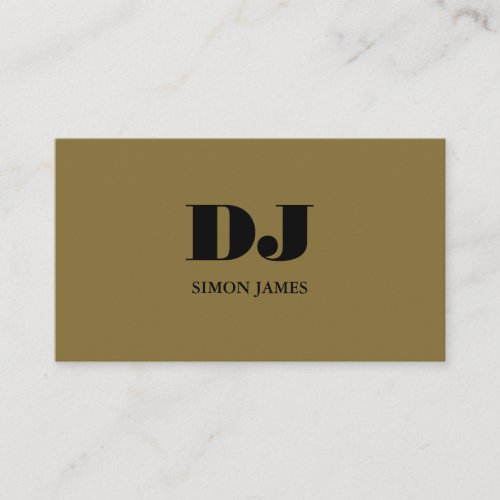Stylish Professional DJ Business Card