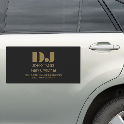 Stylish Professional DJ Car Magnet