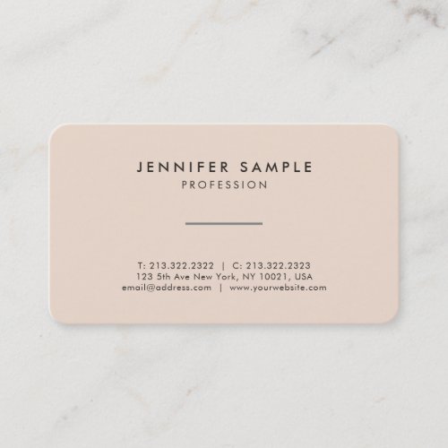 Stylish Professional Elegant Colors Modern Design Business Card