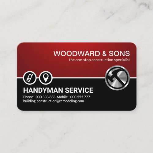 Stylish Professional Handyman Tools Business Card