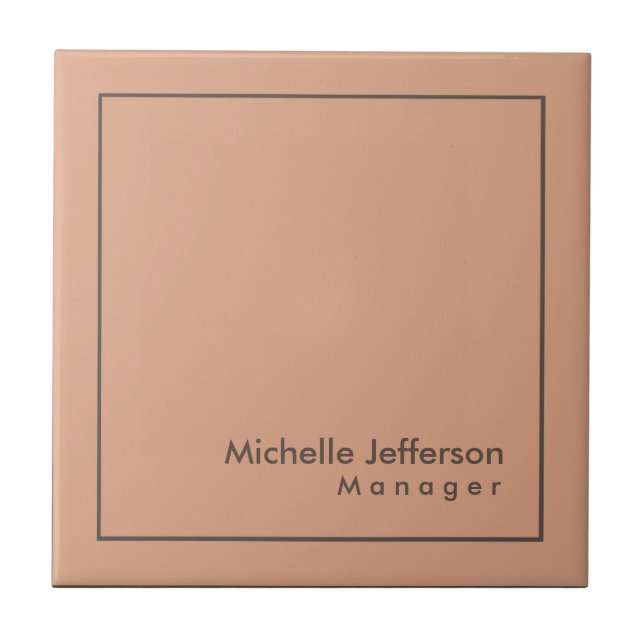 Stylish Professional Minimalist Ceramic Tile (Front)