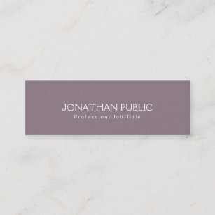 Stylish Professional Plain Pearl Finished Luxury Mini Business Card
