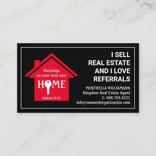 Stylish Professional Realtor Real Estate Agent Business Card