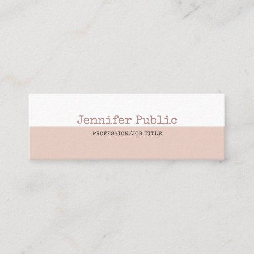 Stylish Professional Special Elite Design Modern Mini Business Card