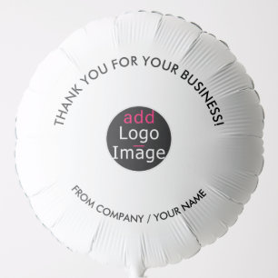 Stylish Professional Thank You Customized White  Balloon
