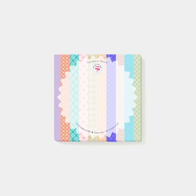 Stylish Promotional Notes - Decoupage (Front)