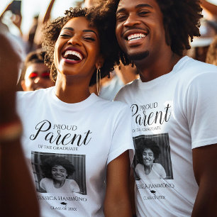 Stylish Proud Parent Graduation T-Shirt