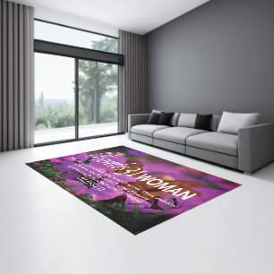Stylish PROVERBS 31 WOMAN Inspirational Christian Rug