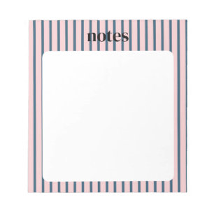 Stylish Purple and Blue Customizable Stationary Notepad