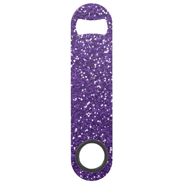 Stylish Purple Glitter Bar Key (Front)