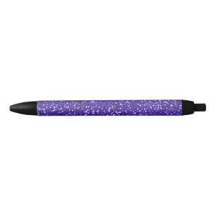 Stylish Purple Glitter Pen