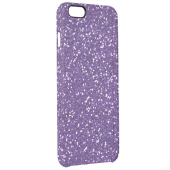 Stylish Purple Glitter Uncommon iPhone Case | Zazzle