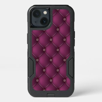 Stylish Purple Upholstery Pattern Iphone 13 Case by HeyCase at Zazzle