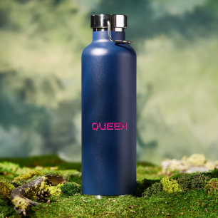 Stylish QUEEN Copper Insulated Drinking Container Water Bottle