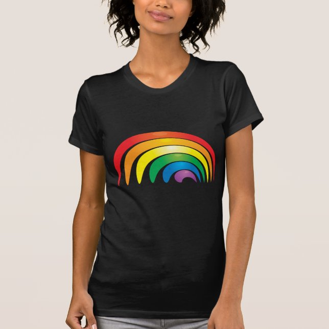Stylish Rainbow T-Shirt (Front)