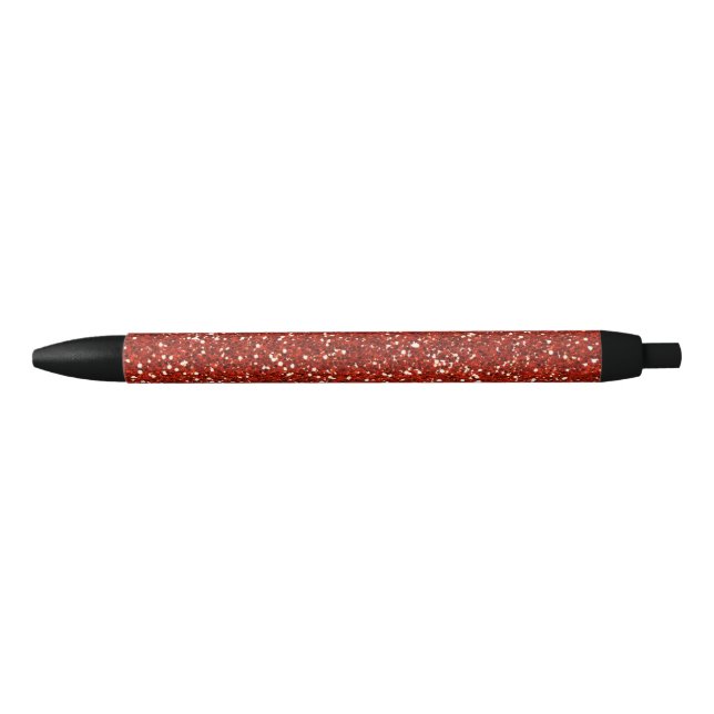 Stylish  Red Glitter Pen (Front)