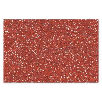 Stylish   Red Glitter Tissue Paper by InTrendPatterns at Zazzle