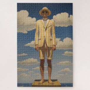 Stylish Retro Beachwear Striking Summer Fashion Jigsaw Puzzle