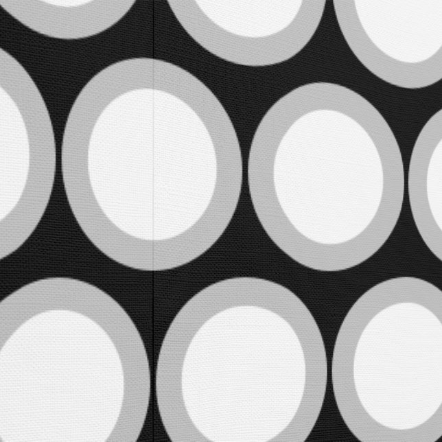 Stylish Retro Black White Polka Dots Pattern Cool Wallpaper (Seam)
