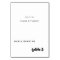 Stylish retro black & white wedding place card