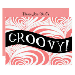 1960 S Party Invitations Retro Invites