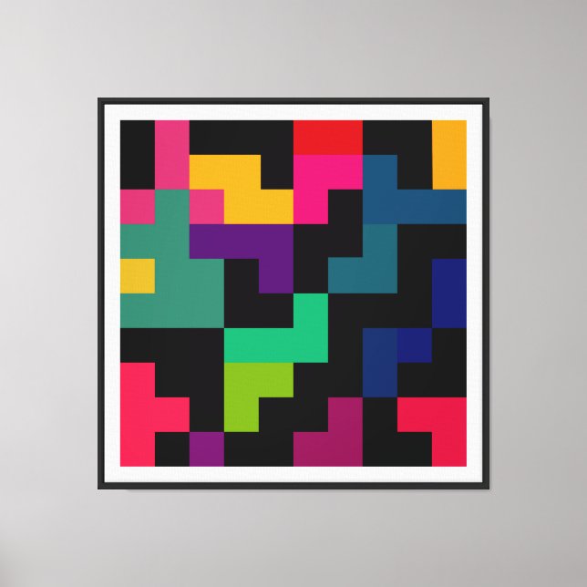 Stylish Retro Design Canvas Print (Front)