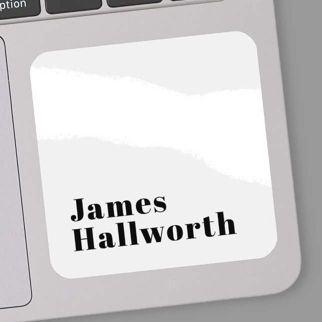 Stylish Retro Modern Lettering | Editable Black Sticker (Creator Uploaded)