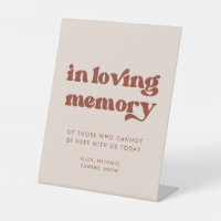 Stylish retro Peach Pink Wedding In loving memory