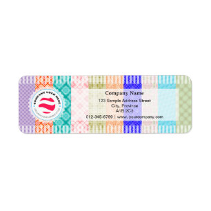 Stylish Return Address Label - Decoupage
