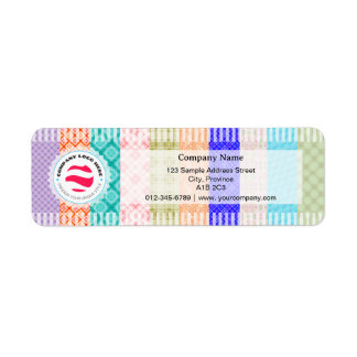 Stylish Return Address Label - Decoupage