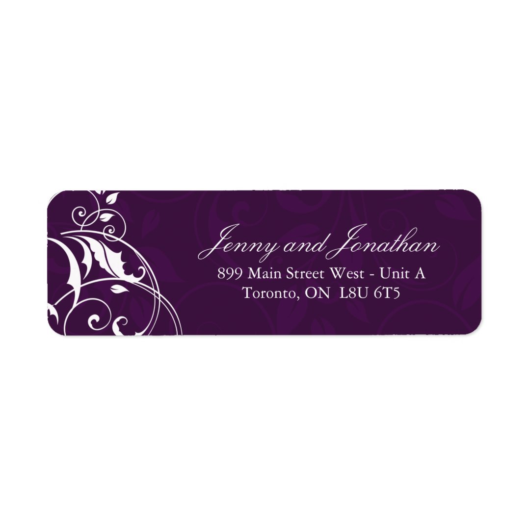 Stylish Return Address Labels 