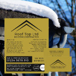 Stylish Roof, Roofer, Roofing Contractor Advert Flyer<br><div class="desc">Stylish Roof,  Roofer,  Roofing Contractor Advertising Flyers By The Business Card Store.</div>