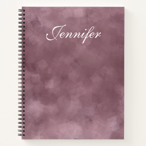 Stylish Rose Gold Color Trendy Template Modern Notebook