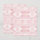 Stylish Rose Gold Geometric Tribal Aztec Pattern (Front/Back)