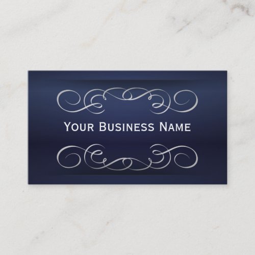 Stylish Royal Blue Boutique Business Card