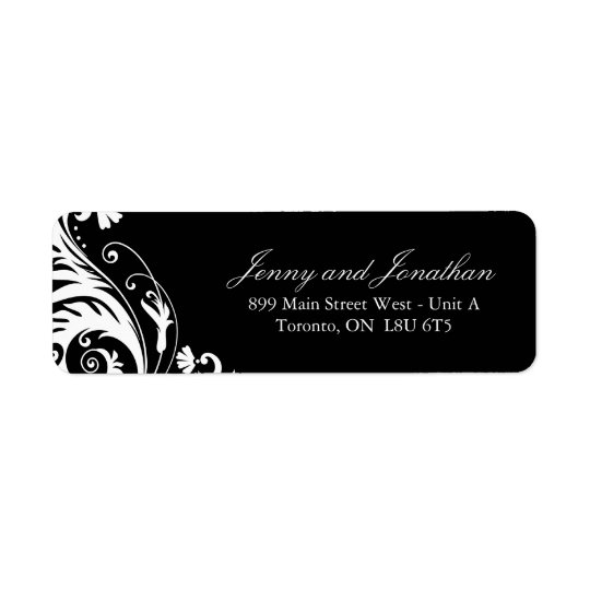 Stylish RSVP Address Labels