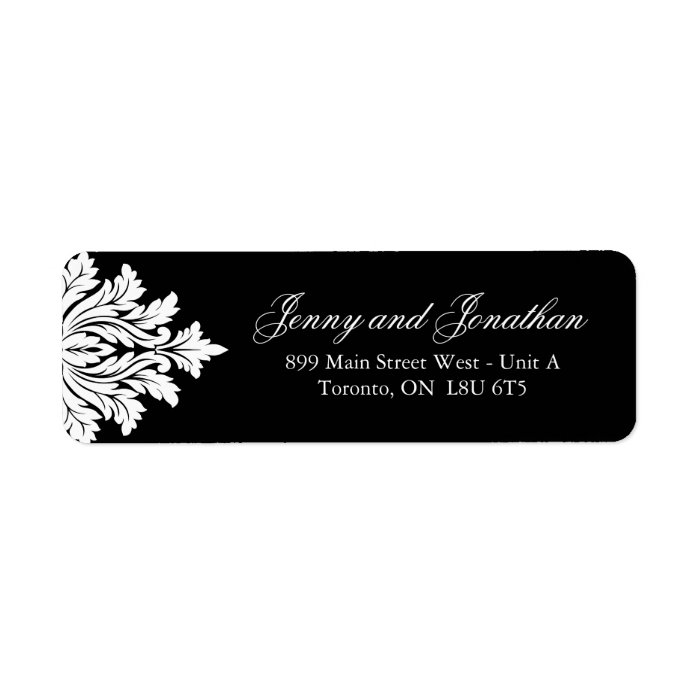 Stylish RSVP Address Labels