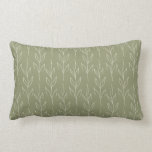 Stylish Rustic Botanical in Sage Green Lumbar Pillow<br><div class="desc">Stylish Rustic Botanical in Sage Green Lumbar Pillow</div>