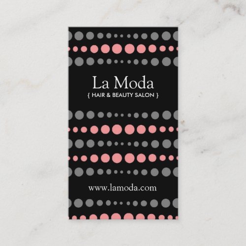 Stylish Salon Appointment Cards :: Business Cards