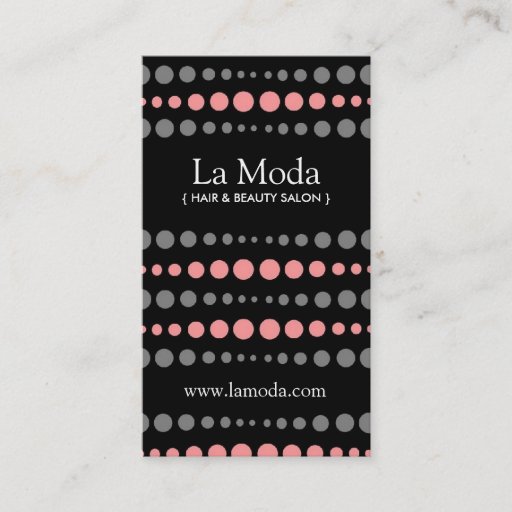Customizable Stylish Salon Appointment Cards :: Business Cards