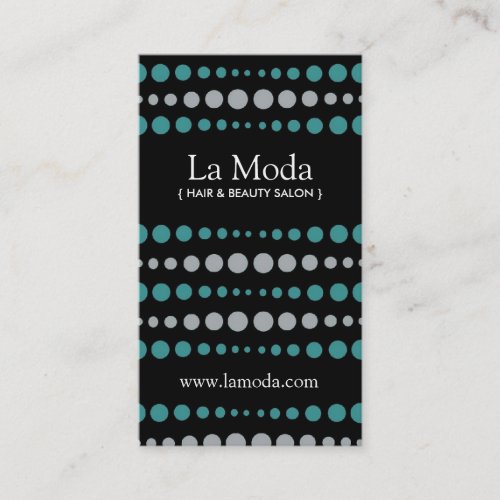 Stylish Salon Appointment Cards :: Business Cards