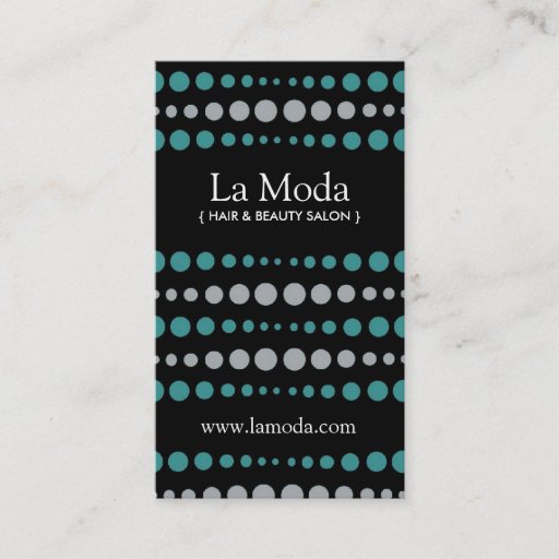 Customizable Stylish Salon Appointment Cards :: Business Cards