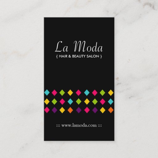 Customizable Stylish Salon Business Cards