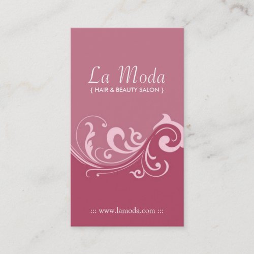 Stylish Salon Business Cards
