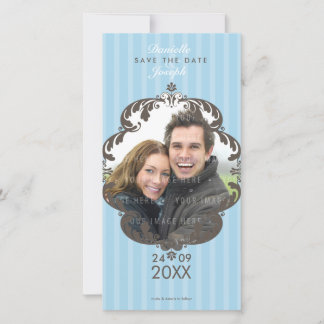 STYLISH SAVE THE DATE CARD :: flourish deluxe 1