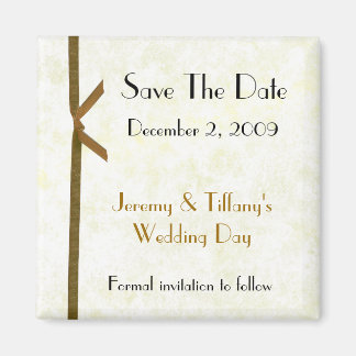 Stylish Save the Date Magnet