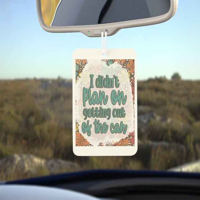 Stylish Scents for Every Space: Text Graphic Air Freshener (Creator Uploaded)